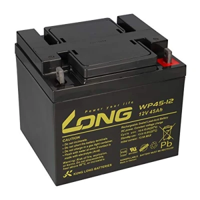 Abbildung von 1x AGM Akku 12V 45Ah Blei WP45 12, kompatibel MP45 NP38 12I, 38Ah, 39Ah, 40Ah, 42Ah, 44Ah, 50Ah