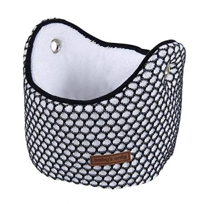Abbildung von Baby&#039;s Only Korb Sun Weiß/Schwarz 18x18x18 cm