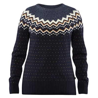 Abbildung von Fjällräven Damen Övik Knit Sweater, Dark Navy, S EU