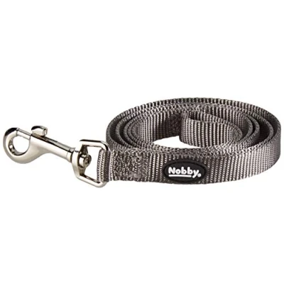 Abbildung von Nobby Leine Classic, mausgrau L: 120 cm, B: 15 mm, 1 Stück