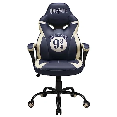 Abbildung von Subsonic Harry Potter Gaming Stuhl Hogwart Bürostuhl für junior Gamer Schwarz und Gold Offizielle Lizenz