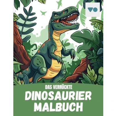 Abbildung von Spannendes Dinosaurier Malbuch T Rex, Triceratops, Stegosaurus u.v.m. zum Ausmalen Malheft für Jungen und Mädchen ab 7 Jahren Perfekt ... Dinausaurier Kinder