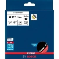 Abbildung von Expert Multiloch Universalstützteller, mittelhart, Ø125mm, M8+5/16&quot;, Schleifteller