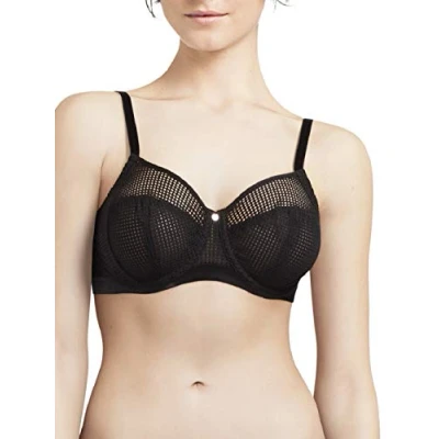 Abbildung von Chantelle MOTIF, Sehr Bedeckender Bügel BH, Damen Unterwäsche, Schwarz, 80B