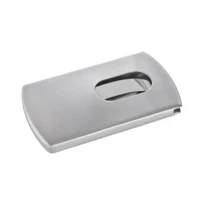 Abbildung von sigel Klebeband Visitenkarten Etui &quot;Snap&quot;, Edelstahl, silber