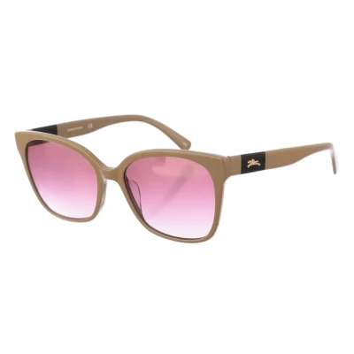 Abbildung von LONGCHAMP Damen LO657S 271 Gläser SONNENBRILLEN Plastik Grau Braun Quadratisch Normal Schattiert