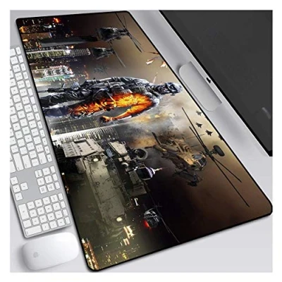 Abbildung von IGIRC Mauspad Battlefield 5 Speed ​​Gaming XXL Mousepad 900 x 400mm Großformat 3 mm Dicke Basis Perfekte Präzision und Geschwindigkeit, O.