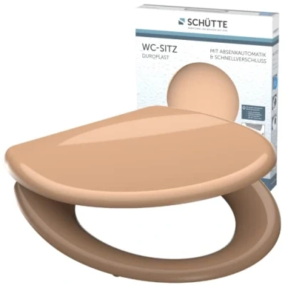 Abbildung von Schütte WC Sitz, mit Absenkautomatik und Schnellverschlusstechnik
