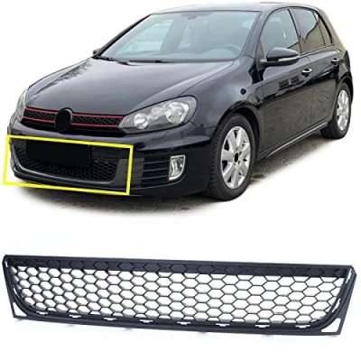 Abbildung von Waben Gitter Kühlergrill Stoßstange passend für VW Golf 6 08 12 GTI GTD