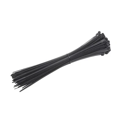 Abbildung von Meister Kabelbinder Praktisches Set 100 Stück schwarz 300 x 4,8 mm Stabiles Nylon UV Beständig Langlebig &amp; robust / für Bündelgut Kabelverbinder 7452570