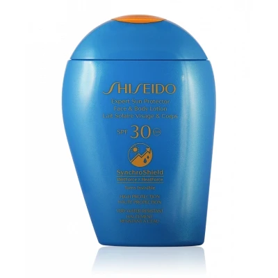 Abbildung von Shiseido Expert Sun Protector Face &amp; Body Lotion SynchroShield SPF 30
