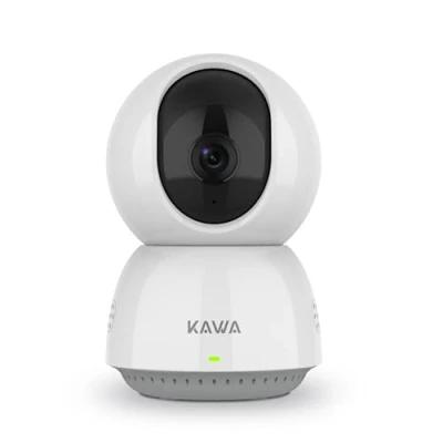 Abbildung von KAWA Babyphone, 2K Indoor Security Kamera, 2.4G WiFi 360 IP Kameras für Heimsicherheit, Haustierkamera, 2 Wege Audio, Nachtsicht, Bewegungserkennung, Cloud/TF Kartenspeicher, Arbeitet mit Alexa A7
