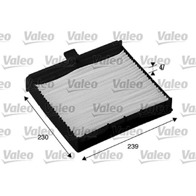 Abbildung von VALEO CLIMFILTER COMFORT 698736 Innenraumfilter Partikelfilter 239 230 47 RENAULT: SCENIC 2, GRAND 3, 2