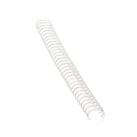 Abbildung von Fellowes Drahtbinderücken A4 3:1 12mm 81 100 Blatt weiß VE=100 Stück