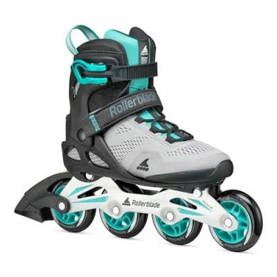 Abbildung von Rollerblade MACROBLADE 80 W, Inline Skates für Damen, Fitness Inliner, Grau/Teal Blau, 40.5/41