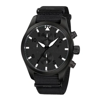 Abbildung von KHS AIRBSCXT.NB Herrenuhr Airleader Chronograph Stahl Schwarz XTAC