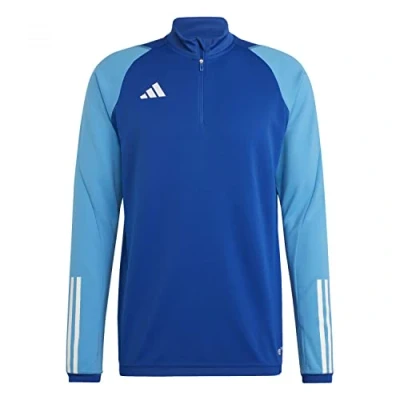 Abbildung von adidas Performance TIRO 23 Competition 1/4ZIP Trainingstop Langarmshirt, Herren, Größe: XL, Blau