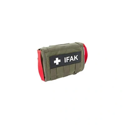 Abbildung von Tasmanian Tiger TT Head Rest IFAK Molle Erste Hilfe Kfz Auto Tasche für Kopfstützen leer, Oliv