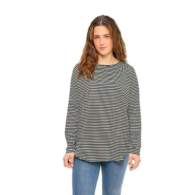 Abbildung von Studio Untold Longsleeve Ringel Rundhals Langarm