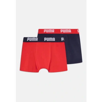 Abbildung von PUMA Boy&#039;s Everyday Basic Boxer, Red/Blue New, 122/128 (2er Pack)