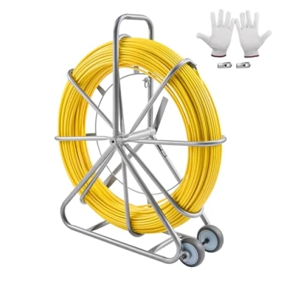 Abbildung von VEVOR Fischband Fiberglas Einziehhilfe Einziehband Einziehspirale 200mx7,9mm