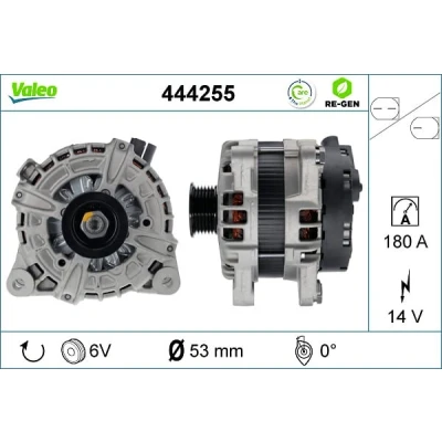 Abbildung von VALEO 444255 Lichtmaschine 14V 180A LAND ROVER: Range Rover Evoque