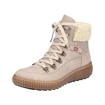 Abbildung von Rieker Plateaustiefelette Congo beige, Damen, Größe: 39, beige Schuhe
