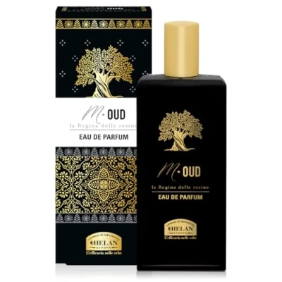 Abbildung von Helan, M Oud Herren Parfüm Frische Zitrusfrüchte, Eau de Parfum mit aromatischen Noten von &amp; Tabak Ideale Männerduft als Geschenk für Männer 100ml Made in Italy