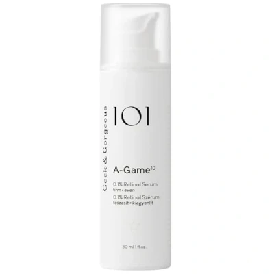 Abbildung von Geek &amp; Gorgeous A Game 10 hochdosiertes Serum mit 0,1% Retinal, Gesichtspflege gegen reife und müde Haut, für alle Hauttypen, 30 ml