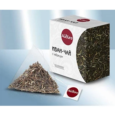 Abbildung von Iwan Tee Premium Weidenröschen mit Thymian 30g x15Btl Schmalblättriges Weidenröschen, fermentiert