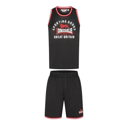 Abbildung von LONSDALE Herren Singlet &amp; Shorts Set normale Passform PEWSEY