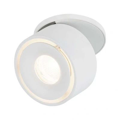 Abbildung von Paulmann 93372 LED Einbauleuchte Spircle 78mm incl. 1x8,0 W Warmweiß Weiß matt Aluminium Beleuchtungssystem 3000 K