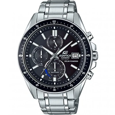 Abbildung von Casio Edifice Premium EFS Chronograph silvercoloured, Herren, Größe: One Size, Silver coloured