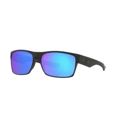 Abbildung von Oakley Unisex Oo9189 Twoface Sonnenbrille, Mattschwarz/Prizm Sapphire polarisiert, 60