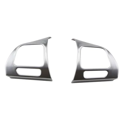 Abbildung von Auto Innen Dekoration Aufkleber Für VW Golf Mk6 Passat B7 CC EOS Tiguan Jetta Touran Sharan Caddy ABS Chrom Lenkrad Zierabdeckung Innenraum