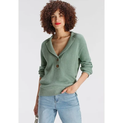 Abbildung von AJC Strickpullover, mit Knöpfen