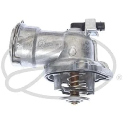 Abbildung von GATES TH54187G1 Kühlwasserthermostat 87C mit Dichtungen Gehäuse MERCEDES BENZ: C Klasse Limousine, T modell, E Limousine