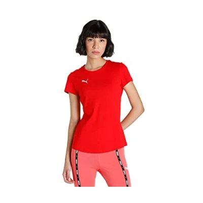 Abbildung von Puma Tshirt basic, Damen, Größe: Large, Rot