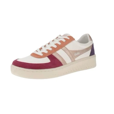 Abbildung von Gola Grandslam Quadrant Sneaker low, Damen, Größe: 40, Blanc cassé cerise rose or Schuhe