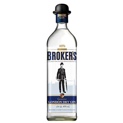 Abbildung von Brokers Gin Premium London Dry 40 % Vol (1 x 1 l)