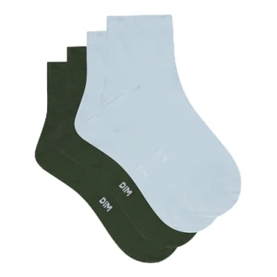 Abbildung von Dim Socken Skin Weich Damen x2, Grün/Blau, One Size