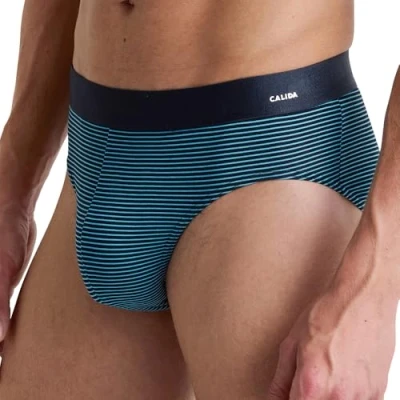Abbildung von Calida MIT Softgummibund Slip, Herren, Größe: Small, Bright blue