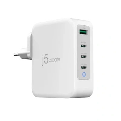 Abbildung von j5create Netzteil 130 Watt GaN USB C® Ladegerät mit 4 Anschlüssen EU