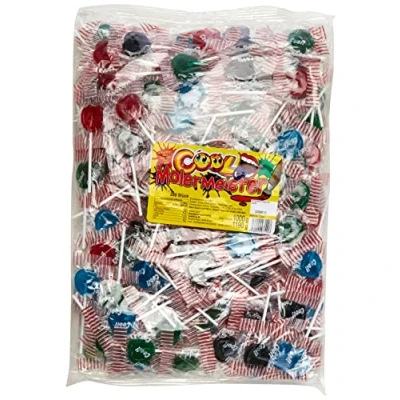 Abbildung von Cool Malermeister (zungenfärbende Lollis) 200 Stück im 1 kg Beutel, 1er Pack (1 x kg)