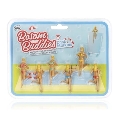 Abbildung von Drinking Buddies glasmarkeerders (set van 6) Vrouwen