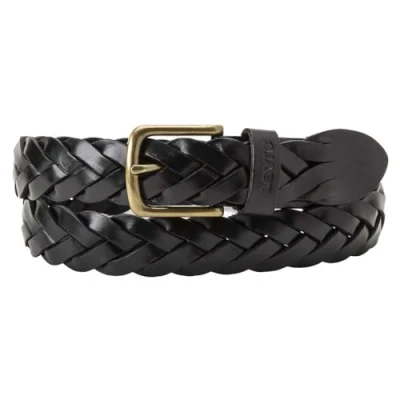 Abbildung von Levi&#039;s Braid BELT Unisex Gürtel, Größe: 120, Regular black
