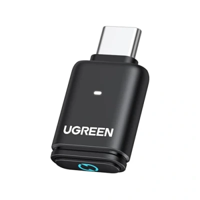Abbildung von UGREEN USB C aptX 5.3 Bluetooth Audio für PS5/Switch Dongle Freisprechanruf Adapter PC,Laptop Stick Windows/macOS, Plug und Play (nur Audio)
