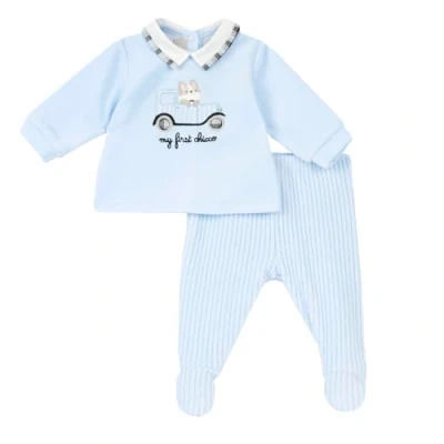 Abbildung von Chicco, Coprifasce e ghettina in ciniglia, Baby Jungen, Hellblau (1), 3M, Entworfen Italien