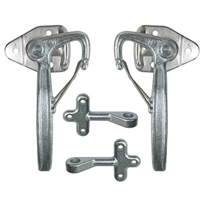 Abbildung von meinAnhängerersatzteil Winkelhebelverschluss Bordwandverschluss Set Gr. 0 mit Einfallöse Gegenhalter