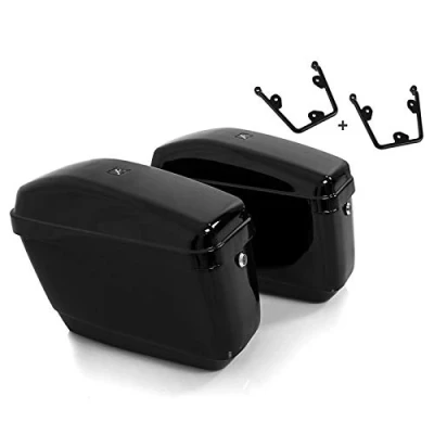 Abbildung von Craftride Set 2X Seitenkoffern mit Halter für Honda Rebel 500 CMX 17 24 Nevada
